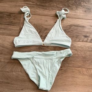 L*SPACE Mint Green Bikini